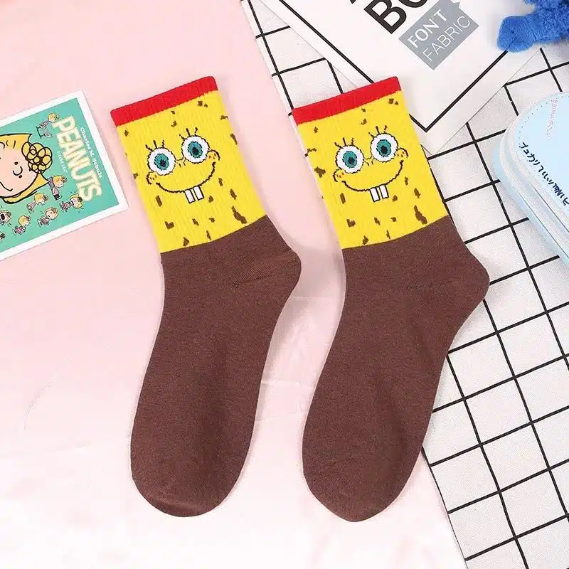 Sokker med Svampebob Karakterer