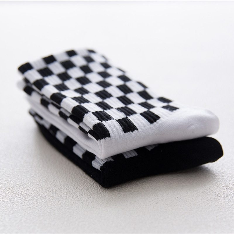 Black and White Sportssokk