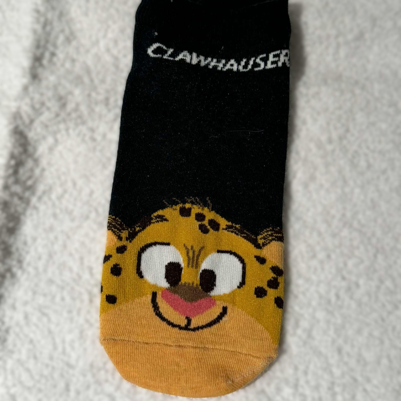 ankelsokk med Leopard