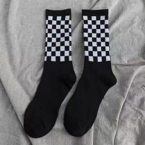 Black and White Sportssokk